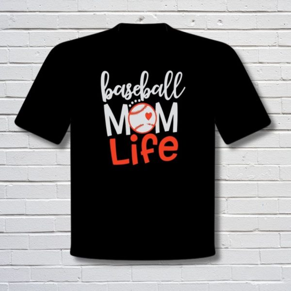 Baseball Mom Life Tee